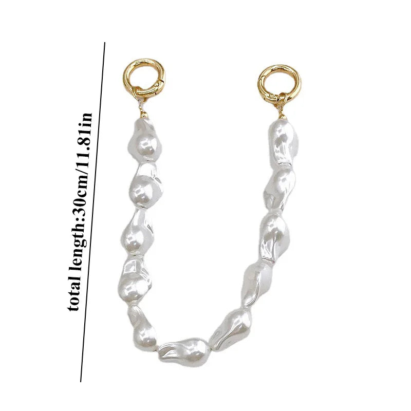 Pearls Chain Keychain Attachment For Handbag