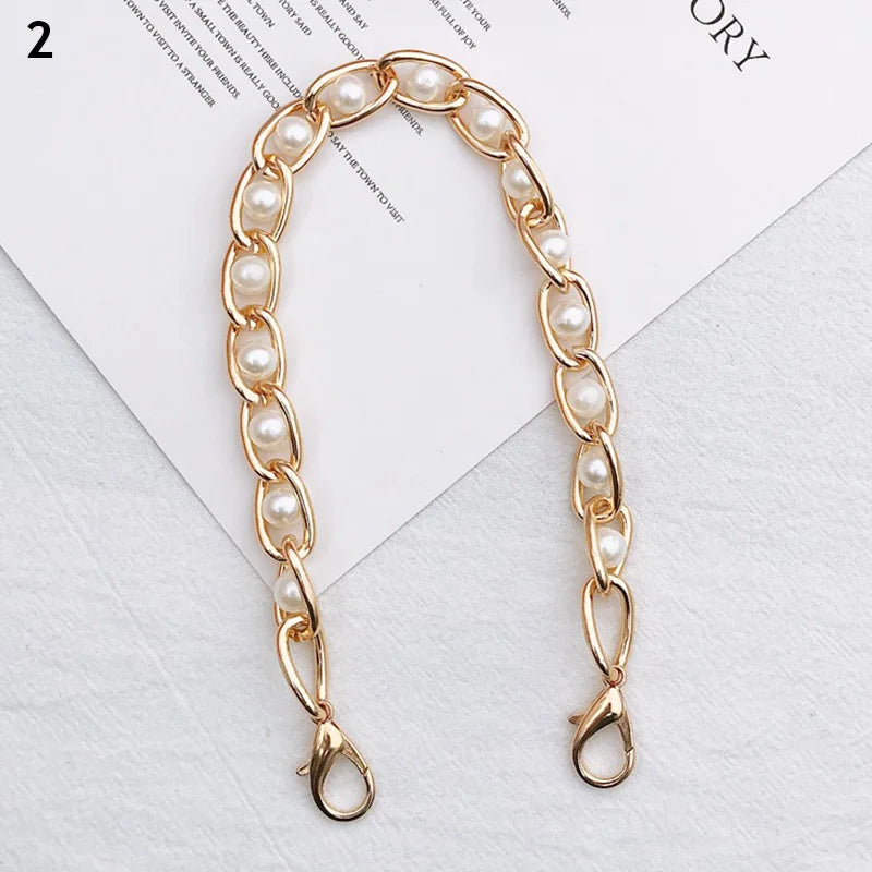 Pearls Chain Keychain Attachment For Handbag